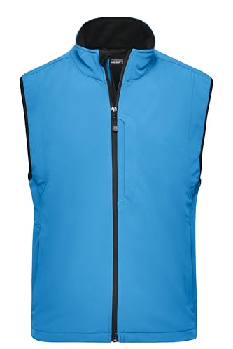 James & Nicholson Herren Softshell Weste - Sportliche Weste mit 3-lagiger TPU Membran | Farbe: aqua | Grösse: XL James & Nicholson Herren Softshell Weste - Sportliche Weste mit 3-lagiger TPU Membran | Farbe: aqua | Grösse: XL von James & Nicholson