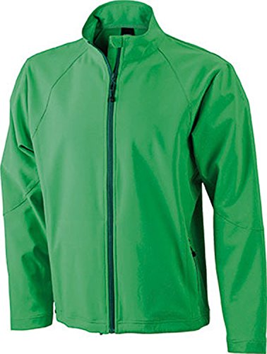 James & Nicholson Herren Softshelljacke 3XL,Green von James & Nicholson