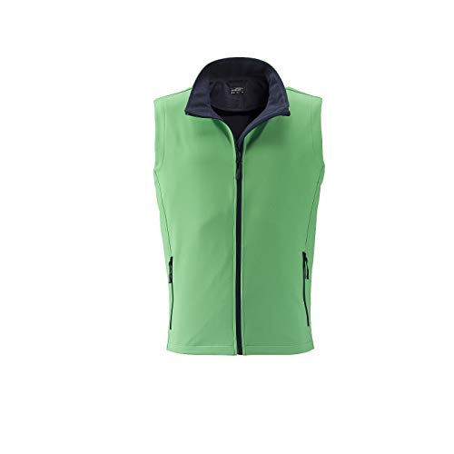 James & Nicholson - Herren Softshellweste für Promotion und Freizeit (XXL, Green/Navy) von James & Nicholson