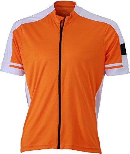 James & Nicholson Herren Sport Top Trikot Men's Bike-T Full Zip orange (Orange) Large von James & Nicholson