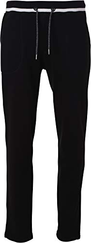 James & Nicholson - Herren Sweat-Hose im modischen Design (L, Black/White) von James & Nicholson