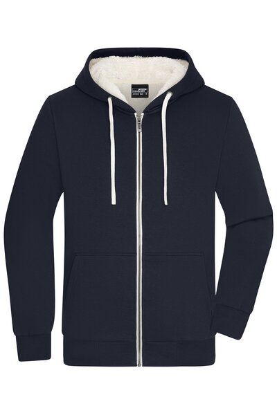James & Nicholson Herren Sweatjacke mit Sherpa-Futter der Marke James&Nicholson von James & Nicholson