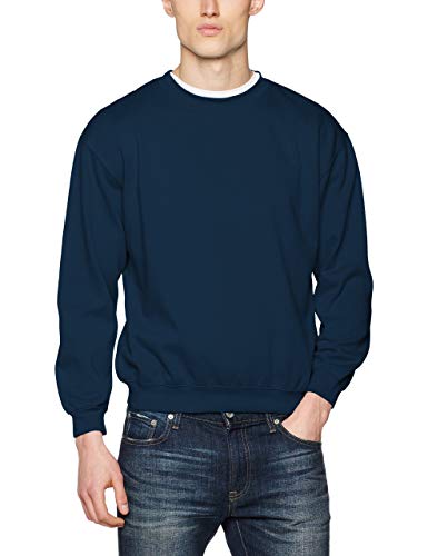 James & Nicholson Herren Sweatshirt Round - Sweat - Heavy, Gr. Large, Blau (petrol) von James & Nicholson