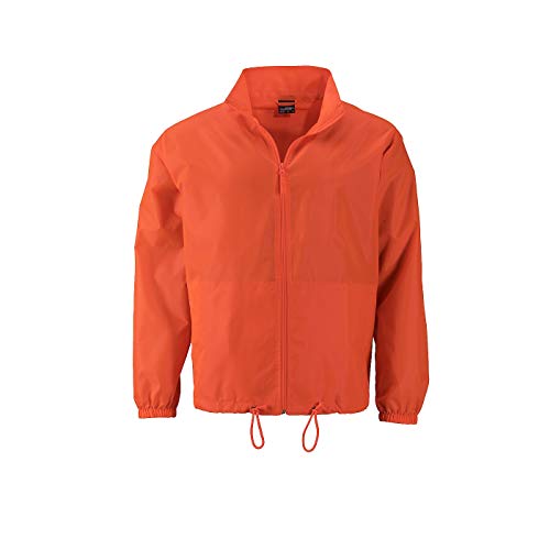 James & Nicholson - Herren Windbreaker für Promotion und Freizeit (XXL, Bright-orange) von James & Nicholson