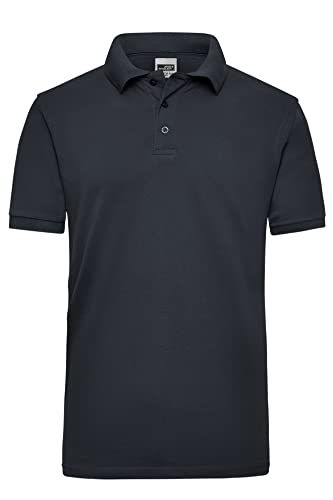 James & Nicholson Herren Work Poloshirt - Robustes Arbeitspolo aus einlaufvorbehandeltem Piqué | Farbe: Carbon | Grösse: 4XL von James & Nicholson