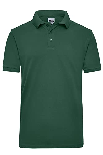 James & Nicholson Herren Work Poloshirt - Robustes Arbeitspolo aus einlaufvorbehandeltem Piqué | Farbe: Dark-Green | Grösse: M von James & Nicholson