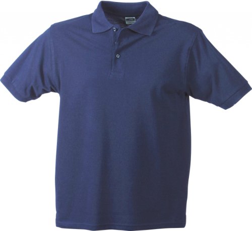 James & Nicholson Herren Work Poloshirt - Robustes Arbeitspolo aus einlaufvorbehandeltem Piqué | Farbe: Navy | Grösse: 4XL von James & Nicholson