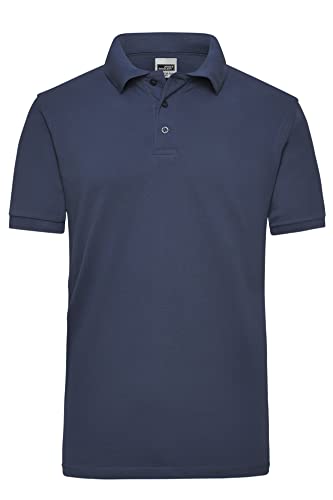 James & Nicholson Herren Work Poloshirt - Robustes Arbeitspolo aus einlaufvorbehandeltem Piqué | Farbe: navy | Grösse: M von James & Nicholson