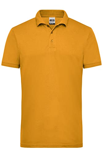 James & Nicholson Herren Workwear Polo - Robustes Poloshirt für Hobby und Beruf | Farbe: Gold-Yellow | Grösse: L von James & Nicholson