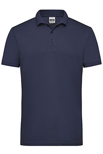 James & Nicholson Herren Workwear Polo - Robustes Poloshirt für Hobby und Beruf | Farbe: Navy | Grösse: M von James & Nicholson