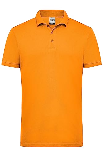 James & Nicholson Herren Workwear Polo Signal - Strapazierfähiges und pflegeleichtes Poloshirt in Signalfarben | Farbe: neon-orange | Grösse: 3XL von James & Nicholson