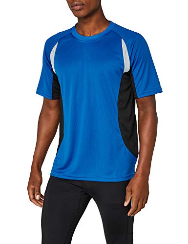 James & Nicholson Herren kurze Ärmel T-Shirt Running T blau (royal/black) Large von James & Nicholson