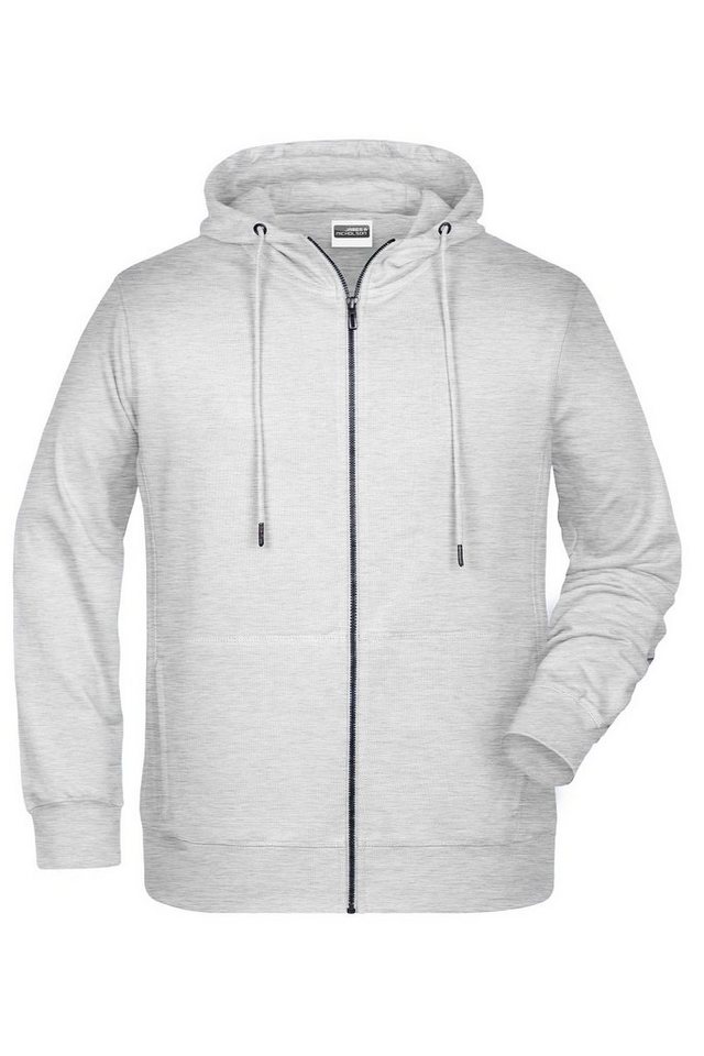 James & Nicholson Hoodie James & Nicholson JN 8026 Herren Kapuzen Sweatjacke gekämmte ringgesponnen von James & Nicholson