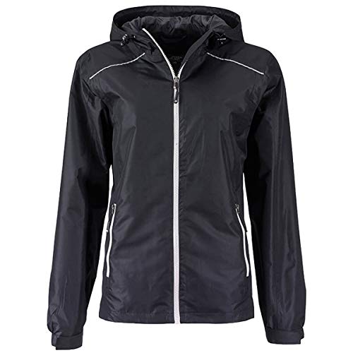 James & Nicholson | JN 1117 Damen Regenjacke, Größe:L, Farbe:Black/Silver von James & Nicholson