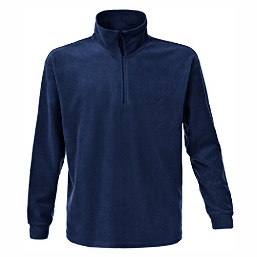 James & Nicholson Jacke oder Sweatshirt in schwerer Fleece-Qualität (M, navy) von James & Nicholson