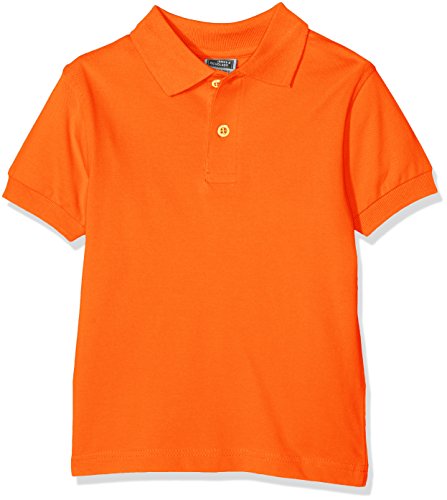 James & Nicholson Jungen Poloshirt Classic Polo Junior, Orange (Dark-Orange), 110/116 (Herstellergröße: S) von James & Nicholson