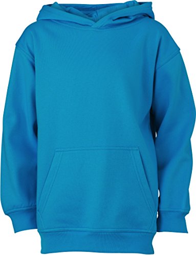 James & Nicholson Jungen Sweatshirt Sweatshirt Hooded Sweat Junior türkis (Turquoise) XX-Large von James & Nicholson