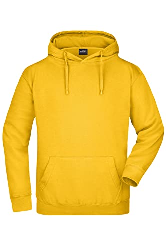 James & Nicholson Kapuzensweatshirt - Hochwertiger Freizeit-Sweat mit Kapuze und Kängurutasche | Farbe: Gold-Yellow | Grösse: M von James & Nicholson