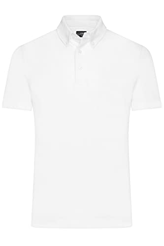 James & Nicholson Klassisches Herren Polohemd - Polohemd mit Button-Down-Kragen | Farbe: White | Grösse: L von James & Nicholson