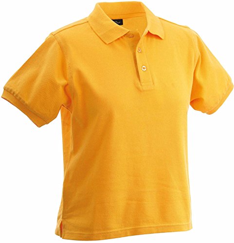 James + Nicholson Klassisches Ladies Poloshirt JN 071 Gr. Large, Yellow - Gold Yellow von James & Nicholson