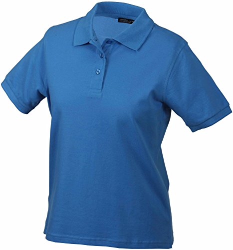 James + Nicholson Klassisches Ladies Poloshirt JN 071 Gr. Small, Blue - Aqua von James & Nicholson