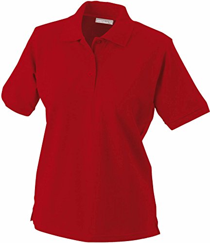 James + Nicholson Klassisches Ladies Poloshirt JN 071 Gr. XX-Large, Rot/Rot von James & Nicholson