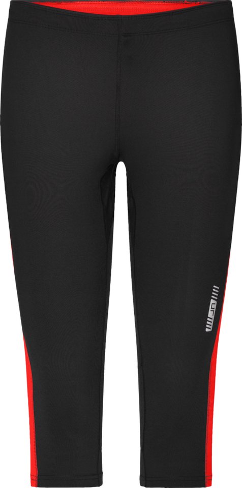 James & Nicholson Laufhose Damen 3/4 Laufhose Running Tights JN481 Weiche, elastische Qualität mit Elasthan von James & Nicholson