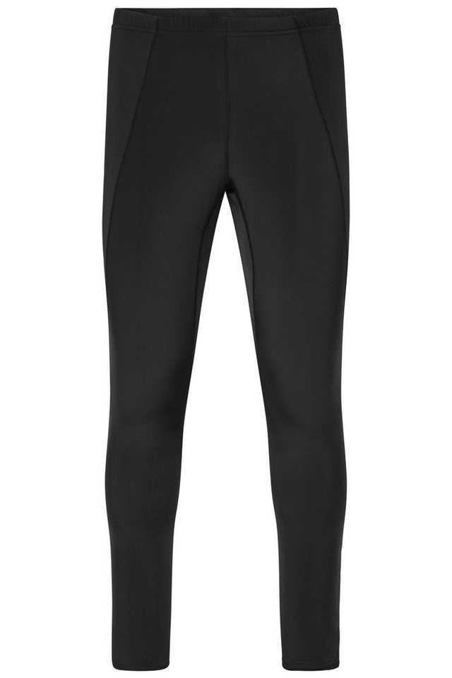 James & Nicholson Laufhose Herren Winter Tights funktionelle Lauf und Sporthose JN492 angenehm wärmend und sehr elastisch von James & Nicholson