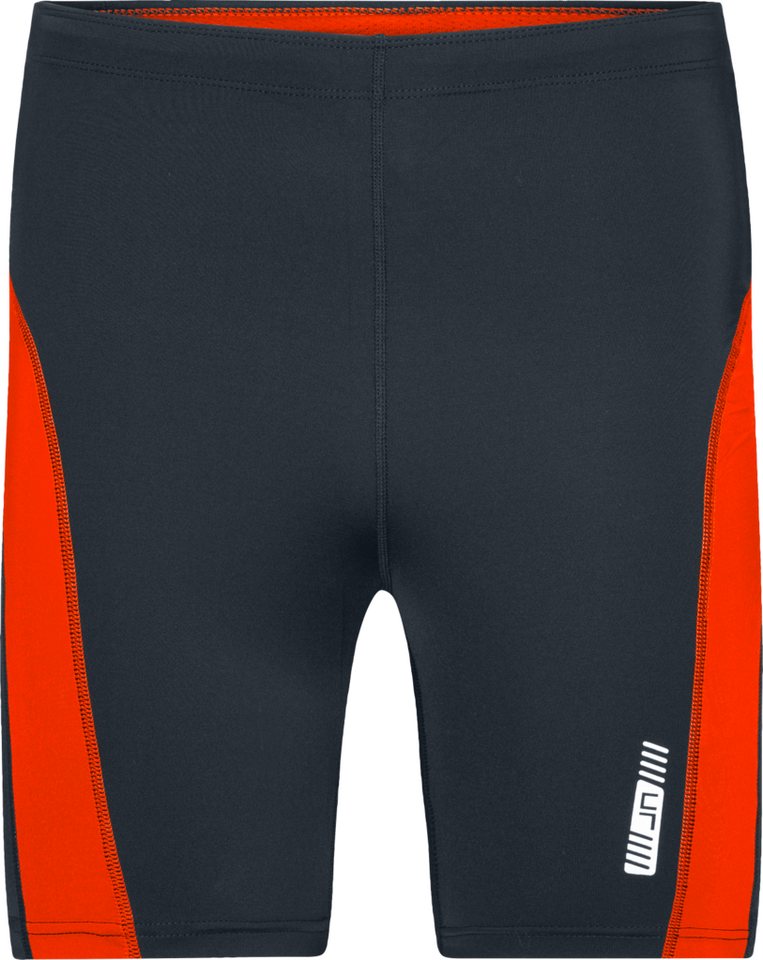 James & Nicholson Laufhose Kurze Lauftights Herren Laufhose Running Shorts JN478 (Doppelpack, 2er-Pack) Weiche, elastische Qualität mit Elasthan von James & Nicholson