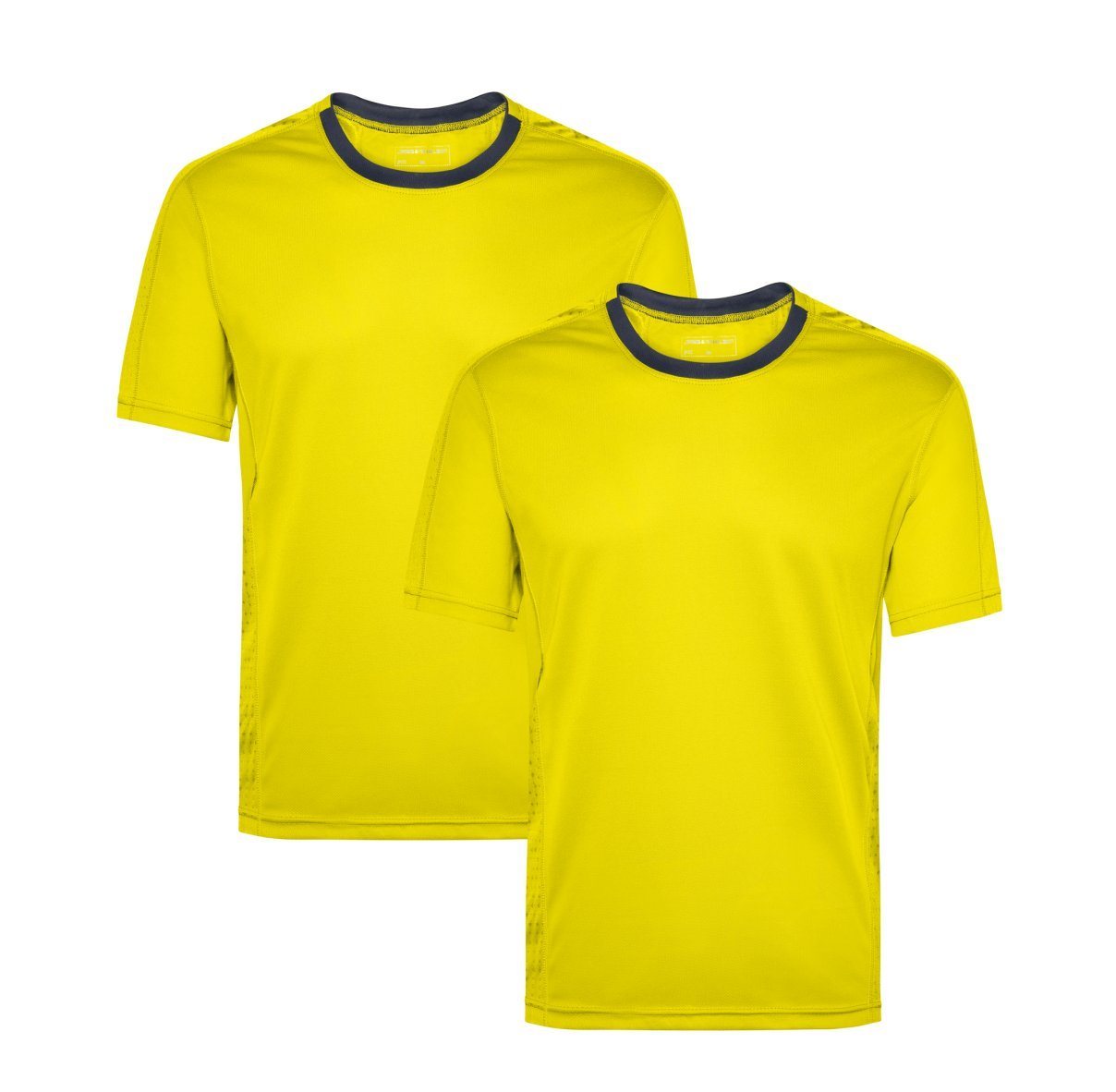 James & Nicholson Laufshirt Doppelpack Herren Kurzarm Laufshirt Running T-Shirt JN472 (Doppelpack, 2er-Pack) Atmungsaktiv und Feuchtigkeitsregulierend von James & Nicholson