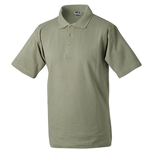 James & Nicholson - Polo-Pique-Medium - bis 5XL / khaki, 5XL 5XL,Khaki von James & Nicholson