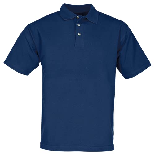 James & Nicholson - Polo-Pique-Medium - bis 5XL / navy, 5XL 5XL,Navy von James & Nicholson