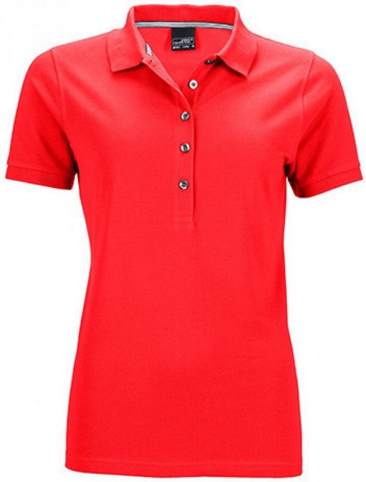 James & Nicholson Poloshirt Damen Pima Polo / feine Piqué-Qualität von James & Nicholson