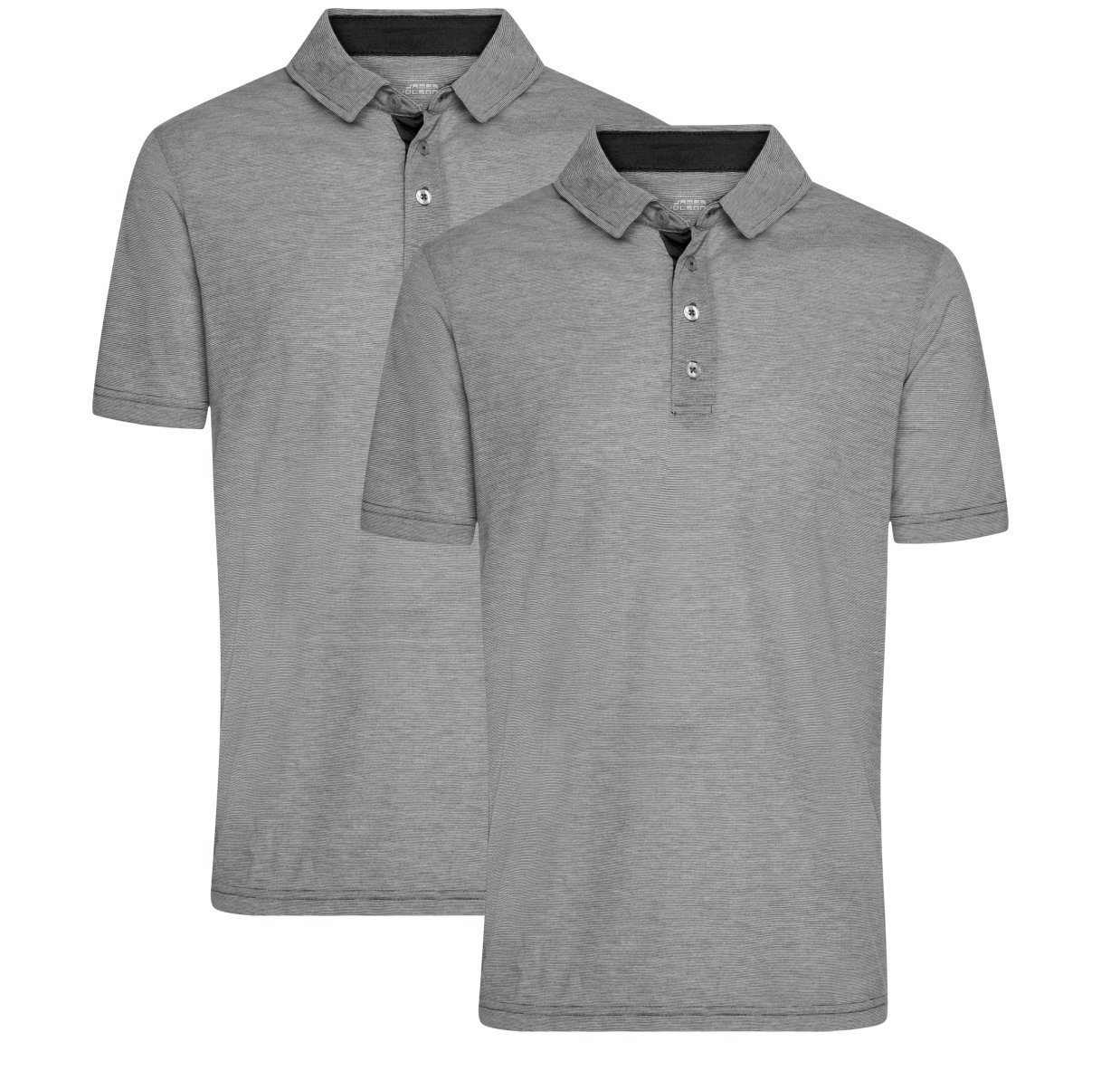 James & Nicholson Poloshirt Herren Funktionspolo im Doppelpack Single Jersey Qualität JN754 (Doppelpack, 2er-Pack) Atmungsaktiv und Feuchtigkeitsregulierend von James & Nicholson