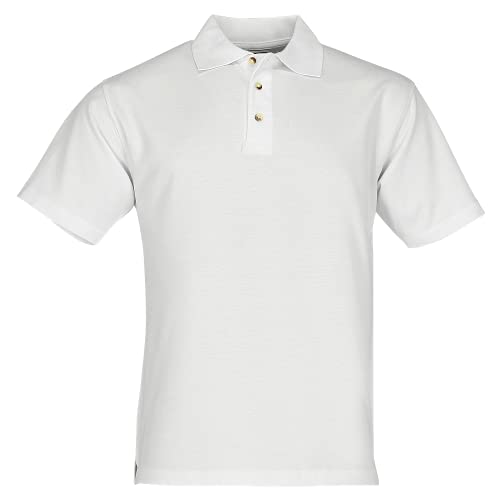 James & Nicholson Herrenpolo Upgrade®-Silver - Polohemd mit antimikrobieller Frischeausrüstung | Farbe: White | Grösse: XXL von James & Nicholson