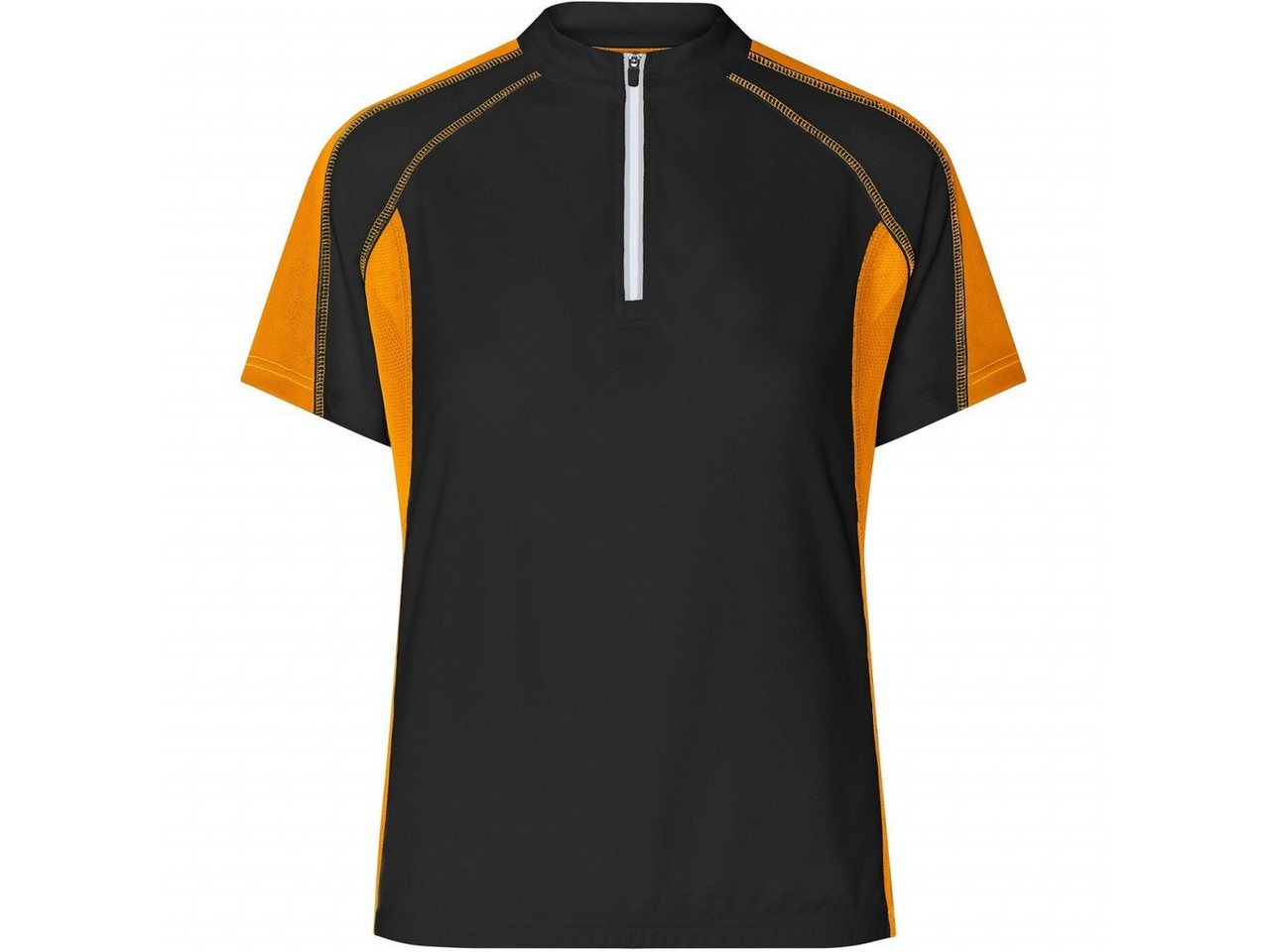 James & Nicholson Radtrikot Feminin tailliertes Damen Bikeshirt JN419 Angenehm leichtes und atmungsaktives CoolDry®-Gewebe von James & Nicholson