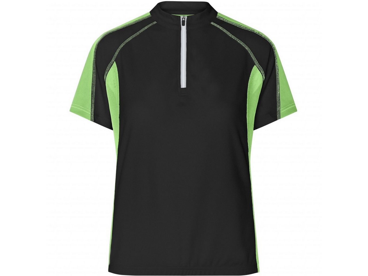 James & Nicholson Radtrikot Feminin tailliertes Damen Bikeshirt JN419 Angenehm leichtes und atmungsaktives CoolDry®-Gewebe von James & Nicholson