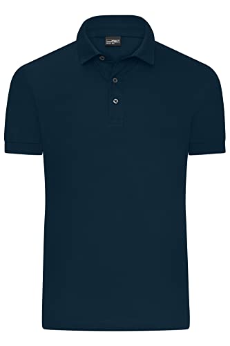 James & Nicholson Regular-Fit Herren Polohemd in Premiumqualität - Hochwertiges Polo in Single-Jersey Qualität und mit Regular-Fit | Farbe: navy | Grösse: S von James & Nicholson