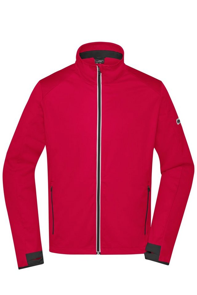 James & Nicholson Softshelljacke Hochfunktionelle Herren Jacke für Outdooraktivitäten JN1126 Wind- und wasserdicht von James & Nicholson