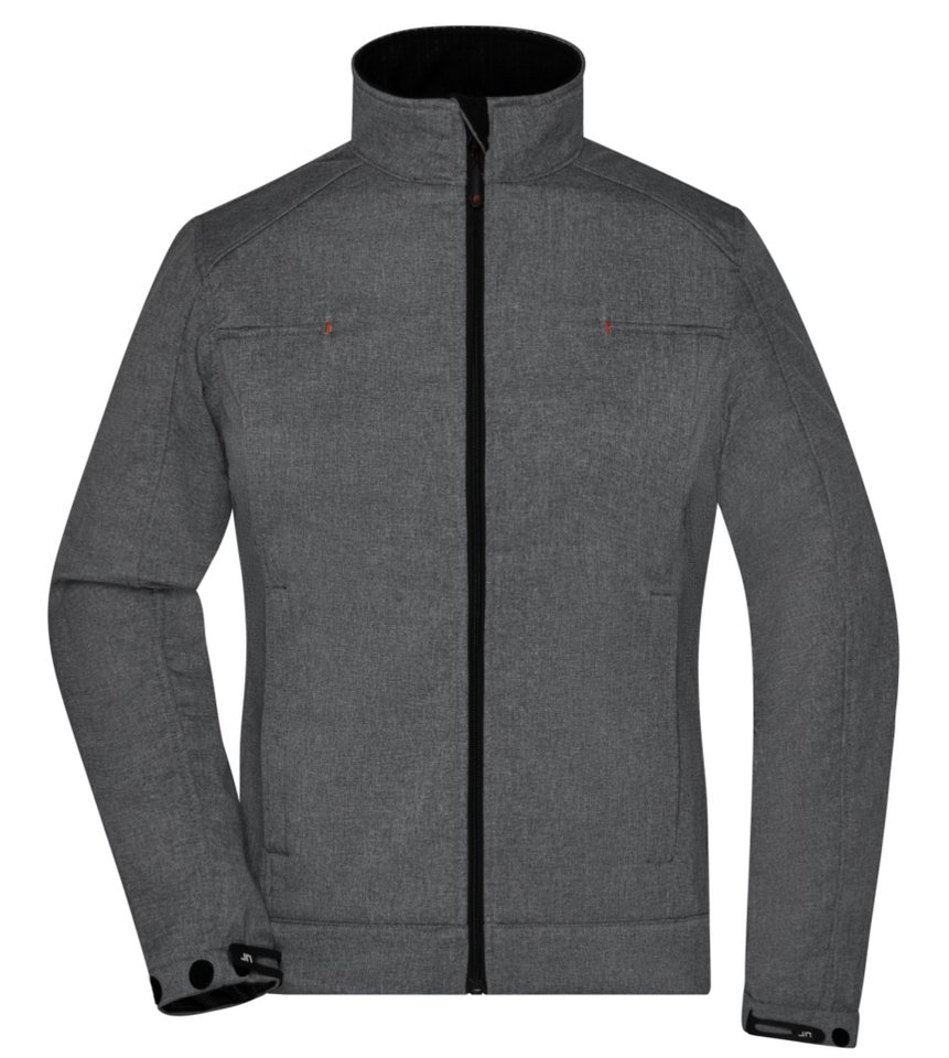 James & Nicholson Softshelljacke Klassische Damen Softshelljacke in Melange-Optik JN1087 von James & Nicholson