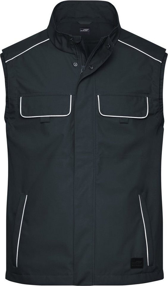 James & Nicholson Softshellweste Workwear Softshell Light Weste FaS50881 auch in großen Größen von James & Nicholson