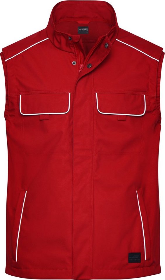 James & Nicholson Softshellweste Workwear Softshell Light Weste FaS50881 auch in großen Größen von James & Nicholson
