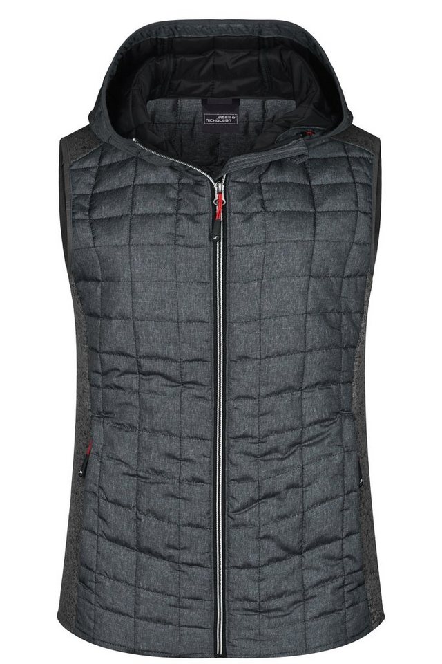 James & Nicholson Steppweste James & Nicholson, JN 767 Damen Strick Hybrid Gilet von James & Nicholson