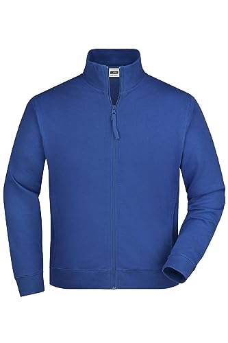 James & Nicholson Sweatjacke French Terry - Hochwertige Sweatjacke für Damen und Herren | Farbe: royal | Grösse: M von James & Nicholson