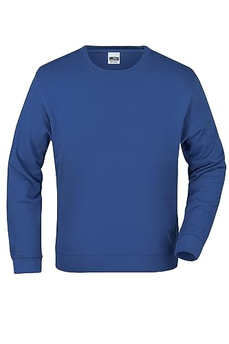 James & Nicholson Sweatshirt French Terry - Hochwertiger Sweat Pullover für Damen und Herren | Farbe: royal | Grösse: L von James & Nicholson