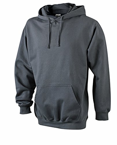 James & Nicholson Sweatshirt Hooded Sweat XXL,Graphite von James & Nicholson