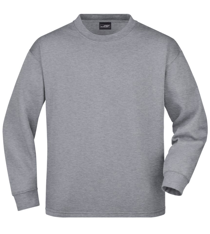James & Nicholson Sweatshirt Klassisches Sweatshirt mit Rundhalsausschnitt JN199 von James & Nicholson