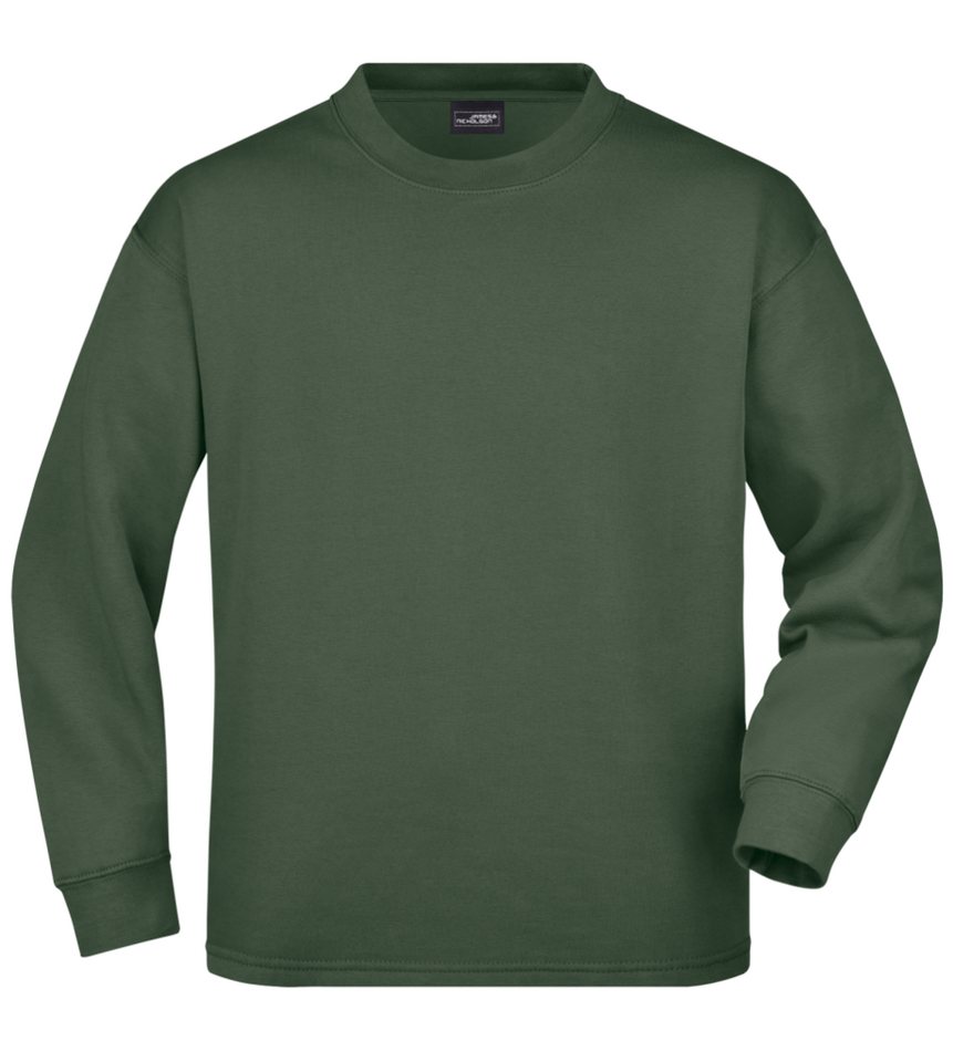 James & Nicholson Sweatshirt Klassisches Sweatshirt mit Rundhalsausschnitt JN199 von James & Nicholson