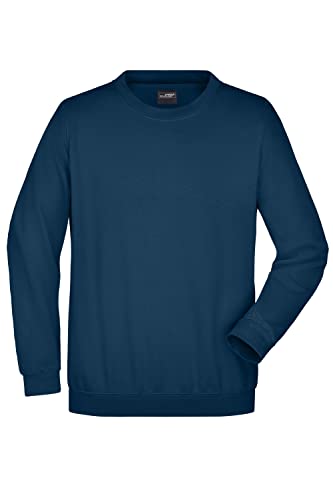 James & Nicholson Sweatshirt Rundhals - Klassischer Sweatpullover für Freizeit und Beruf | Farbe: petrol | Grösse: M von James & Nicholson