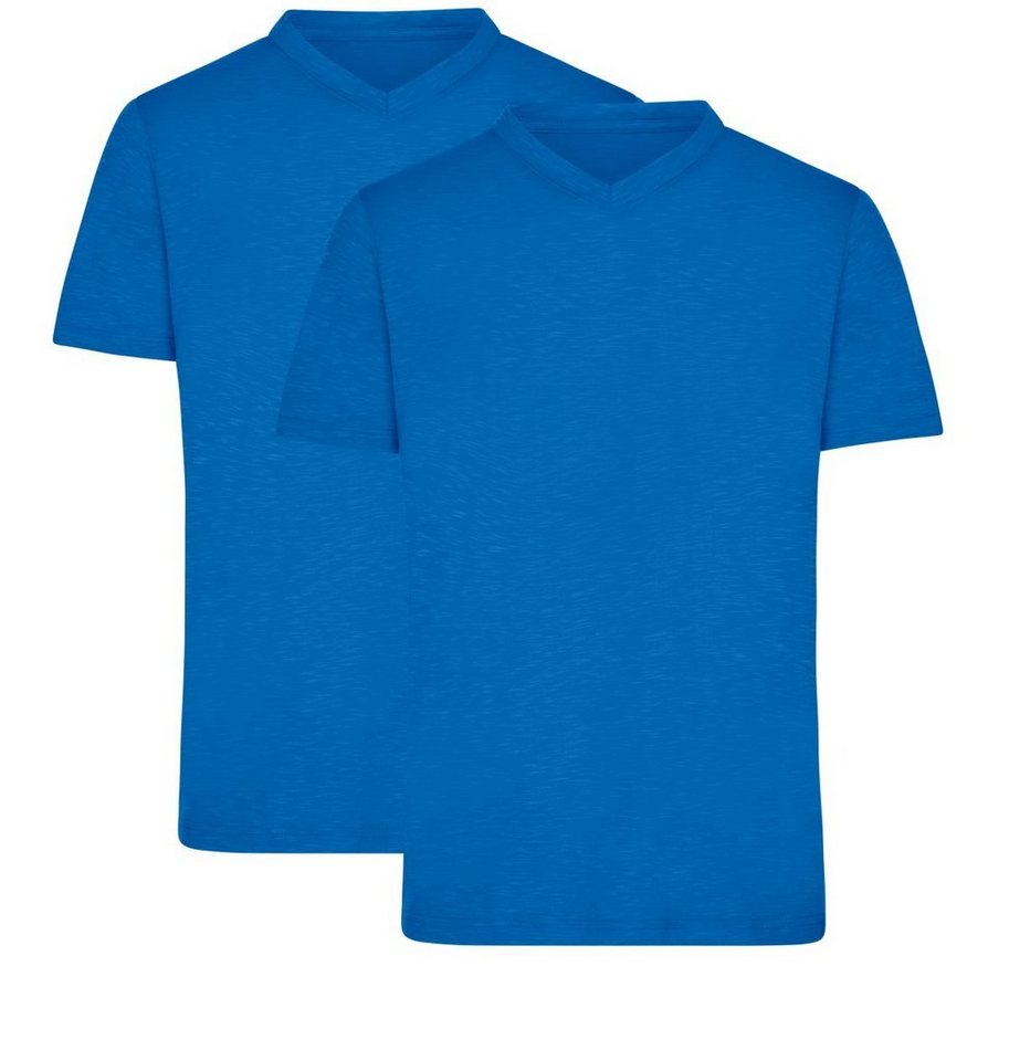 James & Nicholson T-Shirt Doppelpack Herren Funktions T-Shirt für Freizeit und Sport JN750 (Doppelpack, 2 Stück) Atmungsaktiv, feuchtigkeitsregulierend und schnelltrocknend von James & Nicholson